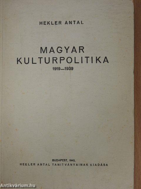 Magyar kulturpolitika 1919-1939