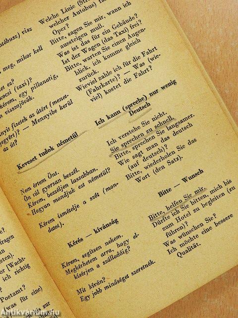 Német társalgási zsebkönyv