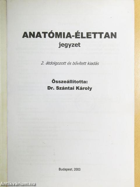 Anatómia-élettan jegyzet