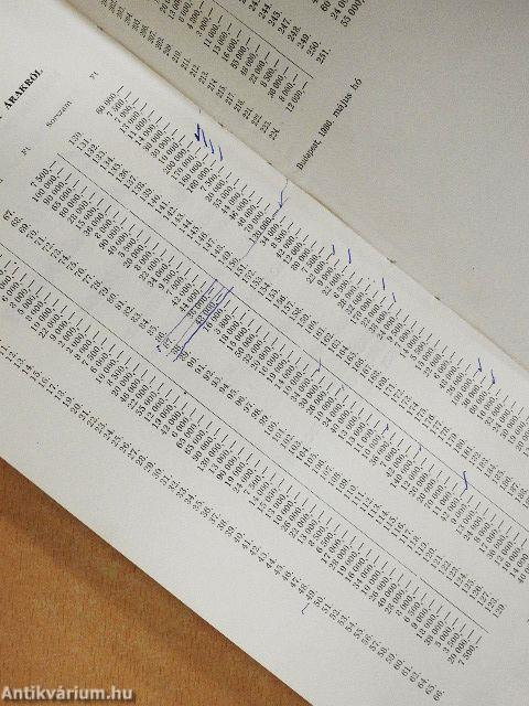 Bizományi Áruház Vállalat 51. képaukció