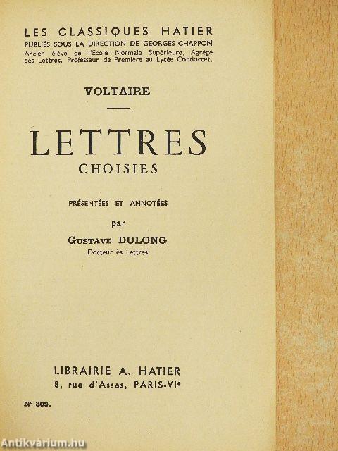 Lettres choisies