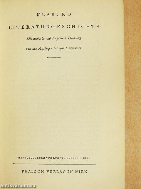 Literaturgeschichte