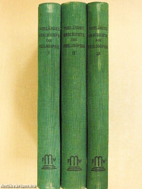 Geschichte der Philosophie I-III.