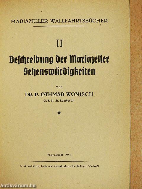 Beschreibung der Mariazeller Sehenswürdigkeiten