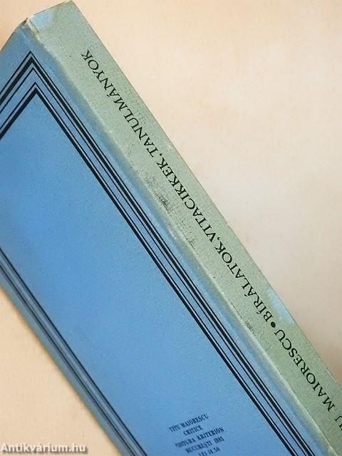 Bírálatok, vitacikkek, tanulmányok