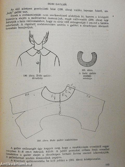 Női szabóipari szakrajz