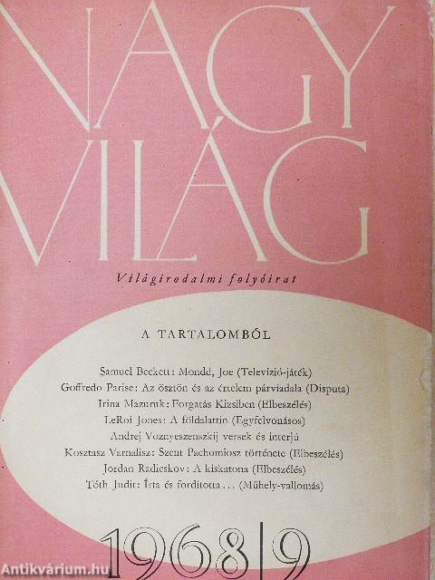 Nagyvilág 1968. szeptember