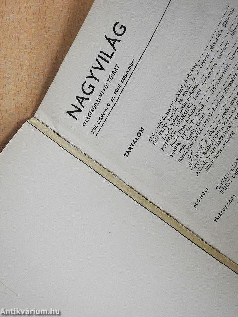 Nagyvilág 1968. szeptember