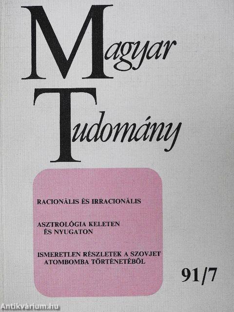 Magyar Tudomány 1991. július