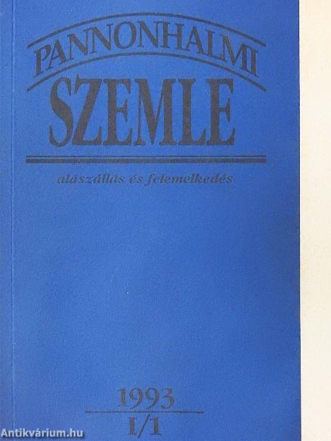 Pannonhalmi Szemle 1993/1.