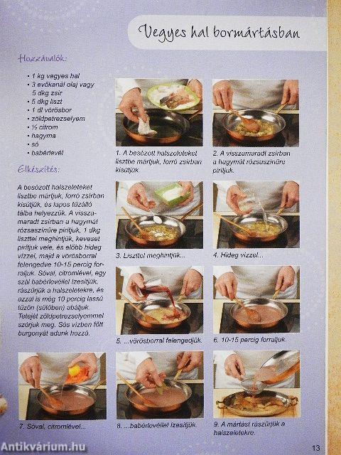 Változatos halételek