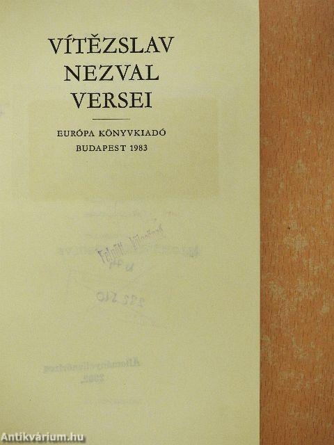 Vítézslav Nezval versei