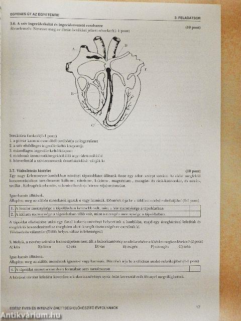 A kétszintű biológia érettségi próbaérettségi nagykönyve