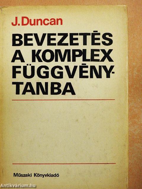 Bevezetés a komplex függvénytanba