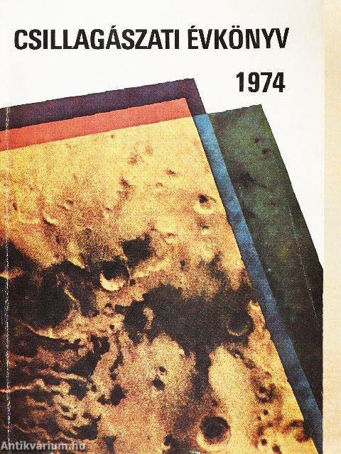 Csillagászati Évkönyv 1974.
