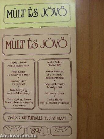 Múlt és Jövő 1989/1-2.