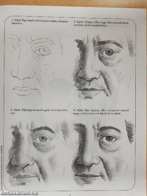 Árnyékolás ceruzával - Arcképek