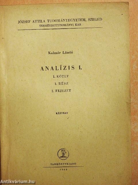 Analízis I/1.