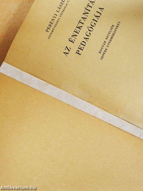 Az énektanítás pedagógiája