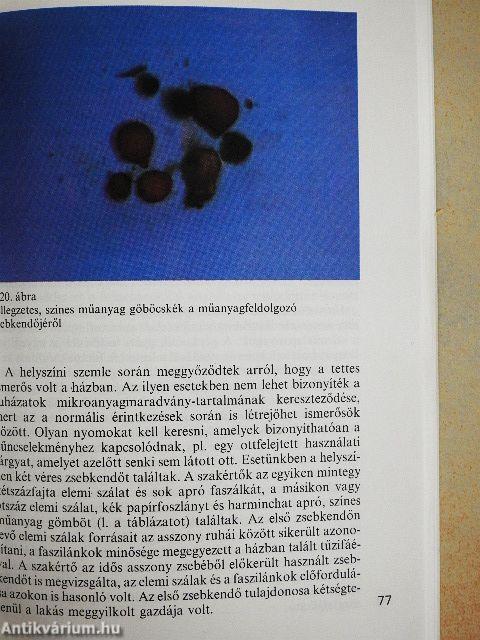 Az anyag vallomása bűnügyben