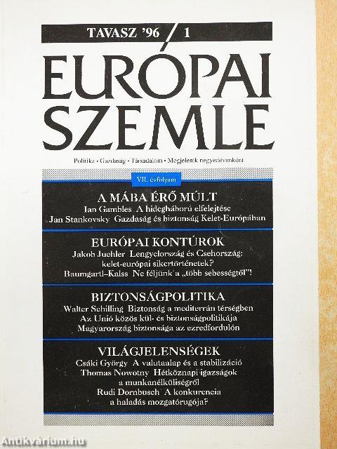 Európai Szemle 1996. tavasz