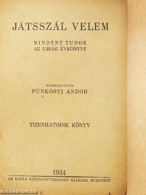 Mindent tudok 1934.