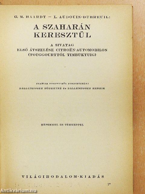 A Szaharán keresztül