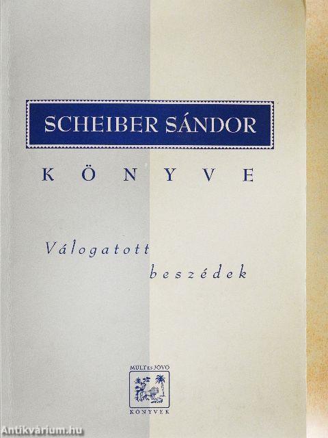 Scheiber Sándor könyve