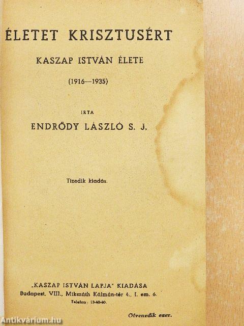 Életet Krisztusért