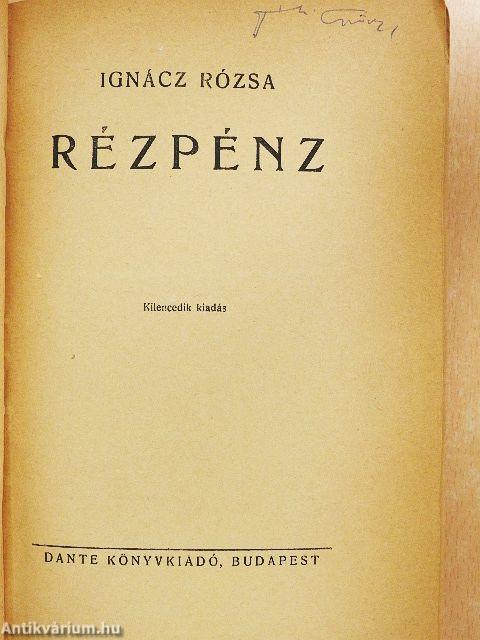 Rézpénz I-II.