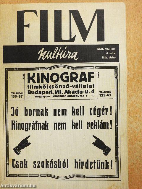 Filmkultúra 1986. június