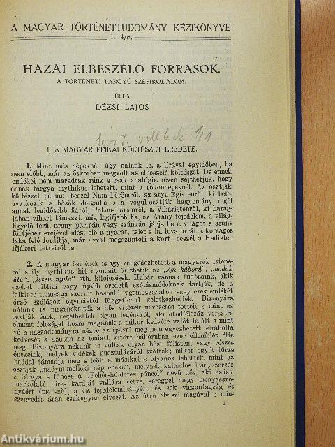 Hazai elbeszélő források