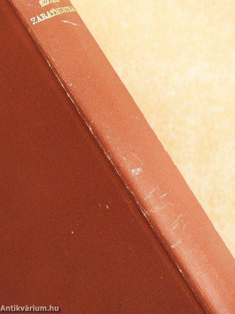 Im-igyen szóla Zarathustra