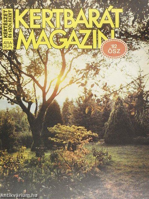 Kertbarát Magazin 1982. ősz