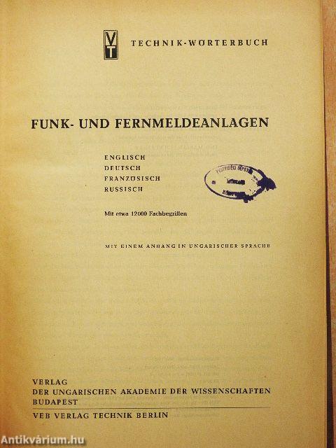 Funk- und Fernmeldeanlagen