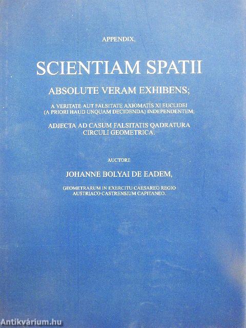 Scientia spatii absolute vera