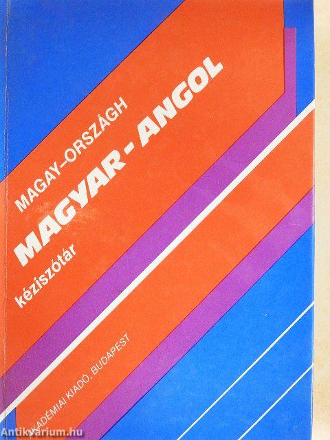 Magyar-angol kéziszótár