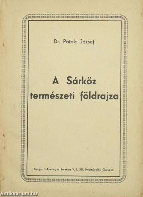 A Sárköz természeti földrajza