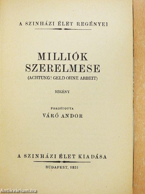Milliók szerelmese