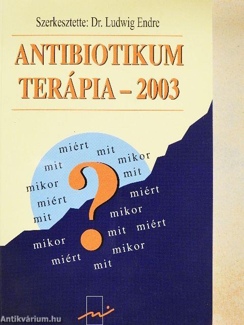 Antibiotikum terápia - 2003