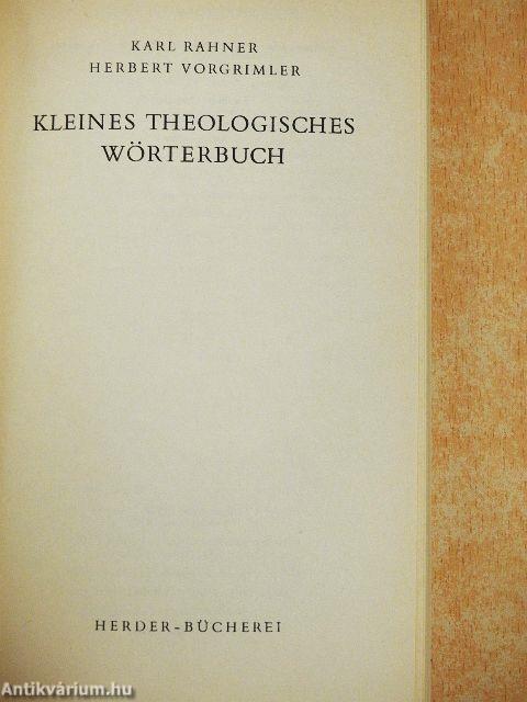 Kleines Theologisches Wörterbuch