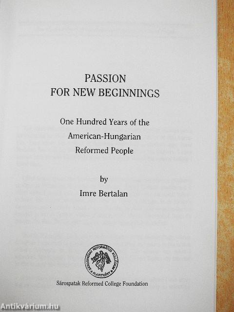 Passion for New Beginnings