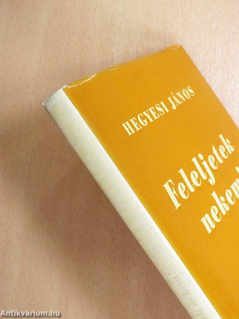 Feleljetek nekem!