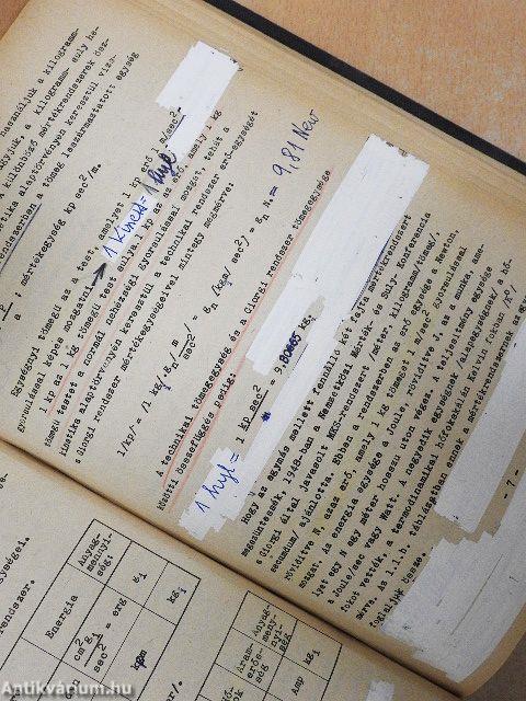 Műszaki hőtan/Műszaki hőtan példatár