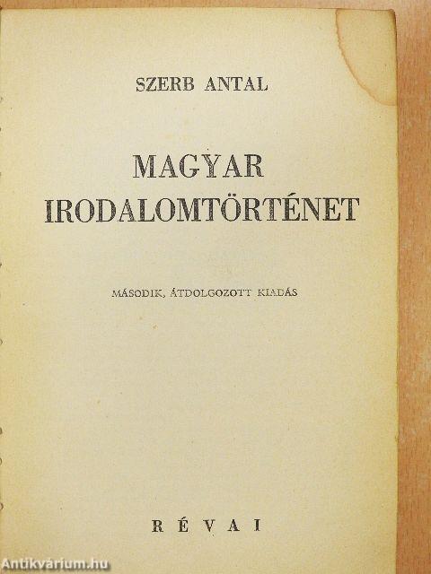 Magyar irodalomtörténet