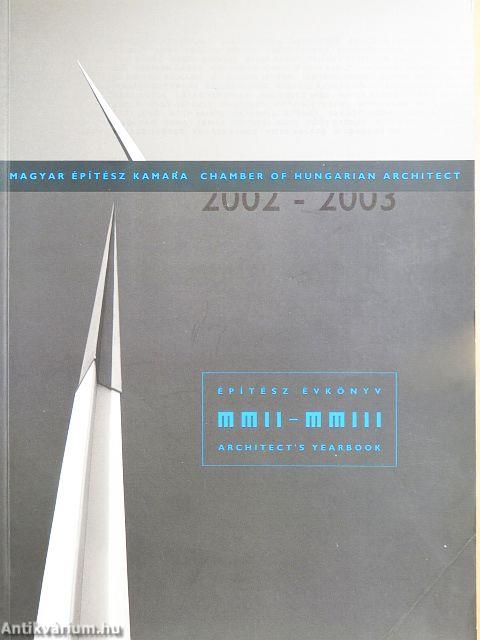 Építész Évkönyv 2002-2003