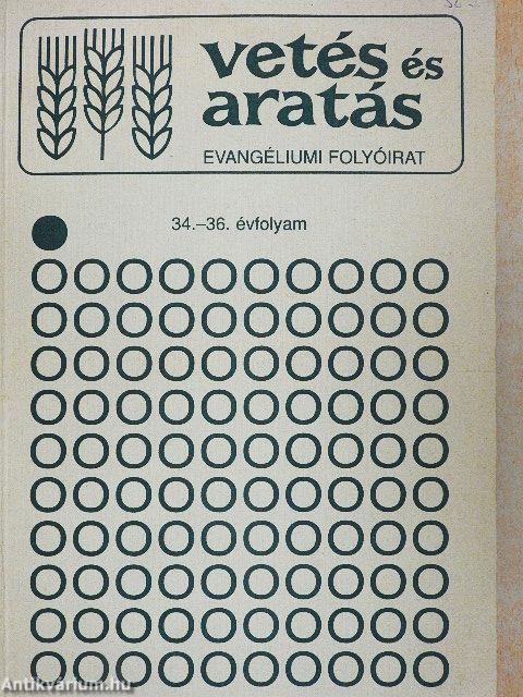 Vetés és aratás 1996-1998/1-4.