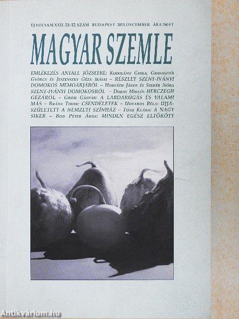 Magyar Szemle 2013. december