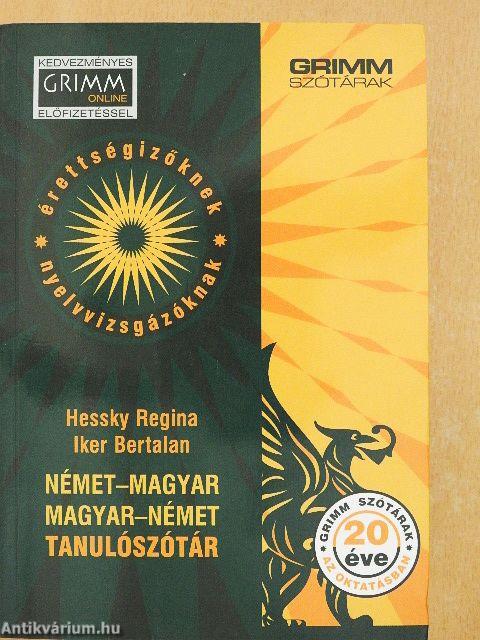 Német-magyar/magyar-német tanulószótár érettségizőknek és nyelvvizsgázóknak