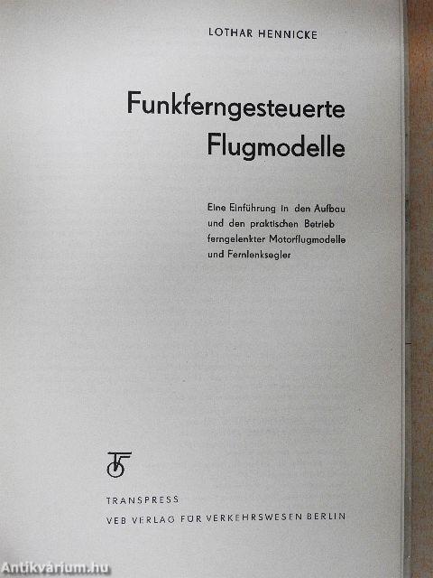 Funkferngesteuerte Flugmodelle
